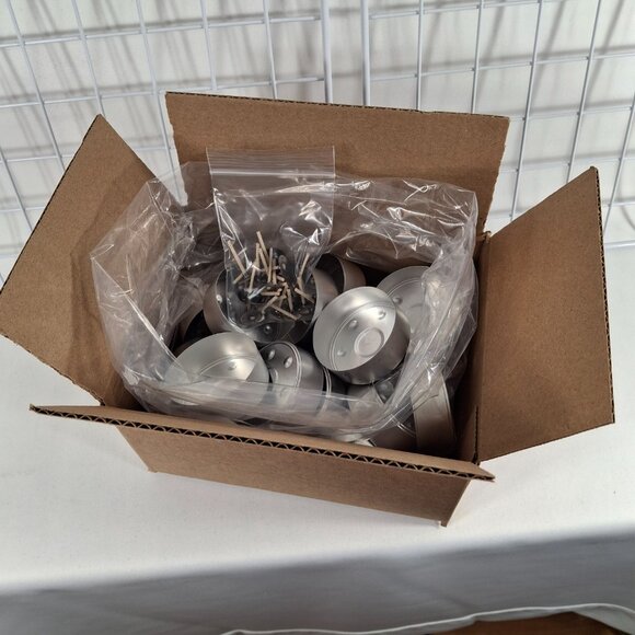 25 Large Metal Tea Light Cups Kit With 25 Wicks Aluminum Dia 57mm x Height 22mm - Picture 3 of 8